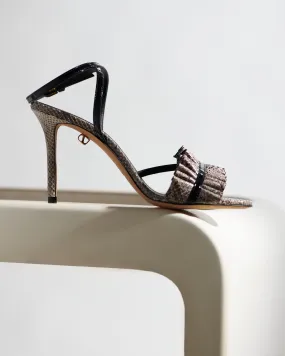 Almudena High-heel Brown Ayers Leather Sandals