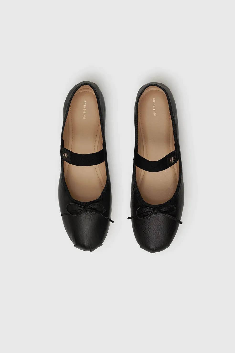 Anine Bing JOLIE FLATS - BLACK