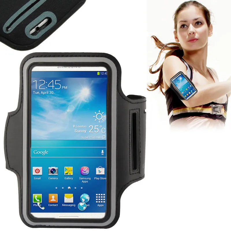 Armband Professional Cover Neoprene Waterproof Wraparound Sport with Buckle for Infinix Smart 4c (2019) - Black