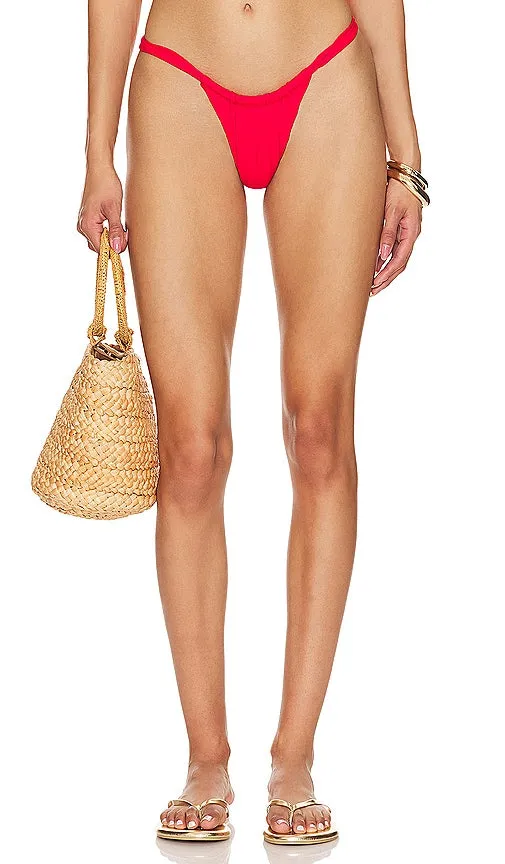 Asta Resort Frida Bikini Bottom in Red