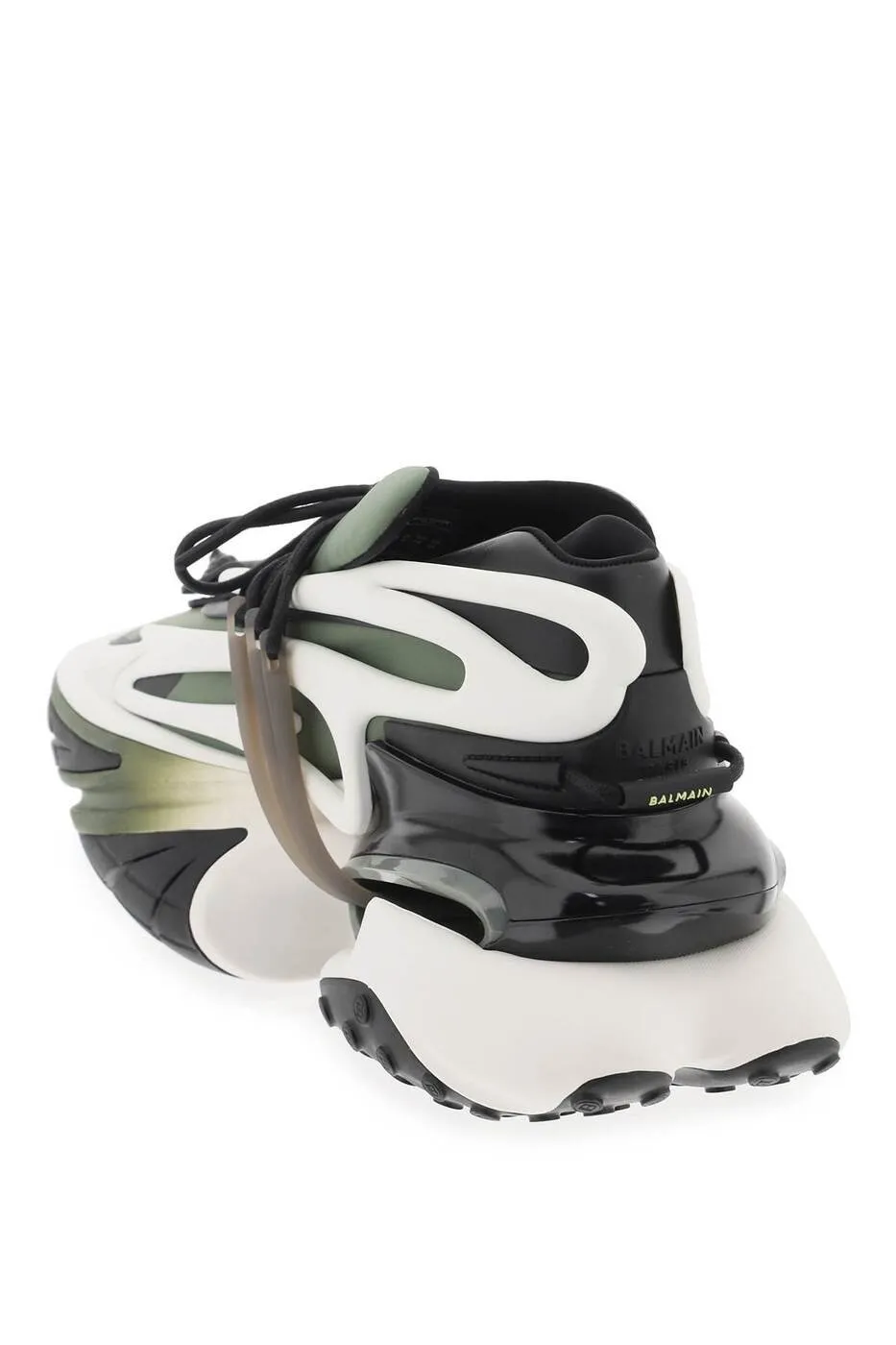 Balmain Unicorn Low-Top Trainers In Neoprene And Calfskin