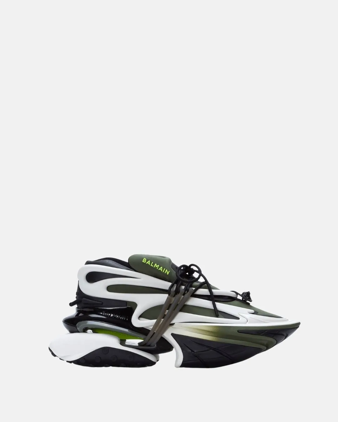 Balmain Unicorn Low-Top Trainers In Neoprene And Calfskin