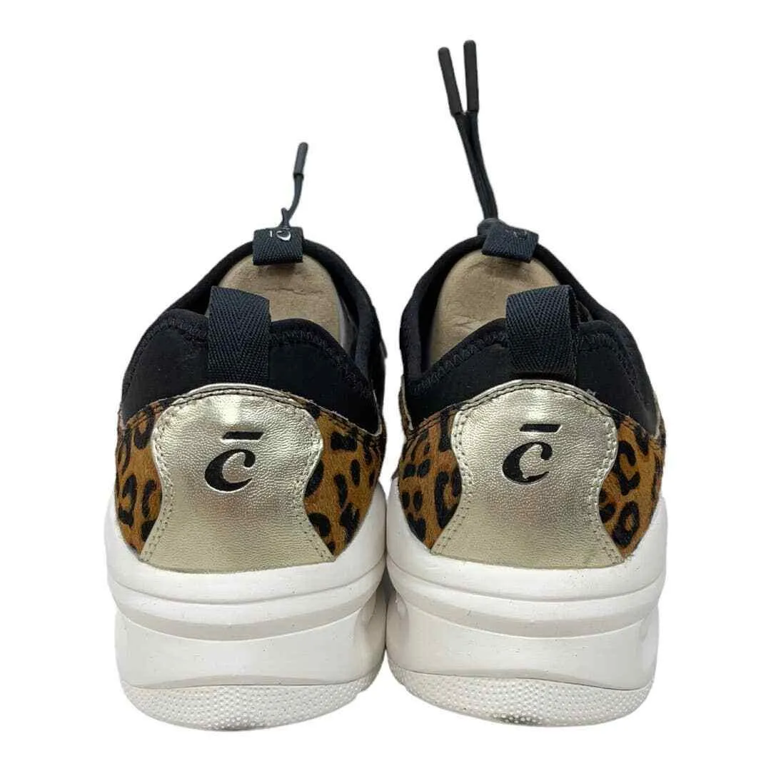 Clove Classic Shoes Sneakers Healthcare Nursing Black Leopard Size 9 New