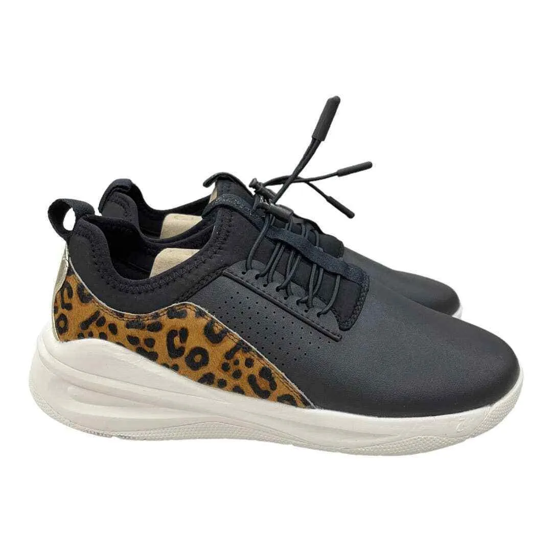 Clove Classic Shoes Sneakers Healthcare Nursing Black Leopard Size 9 New