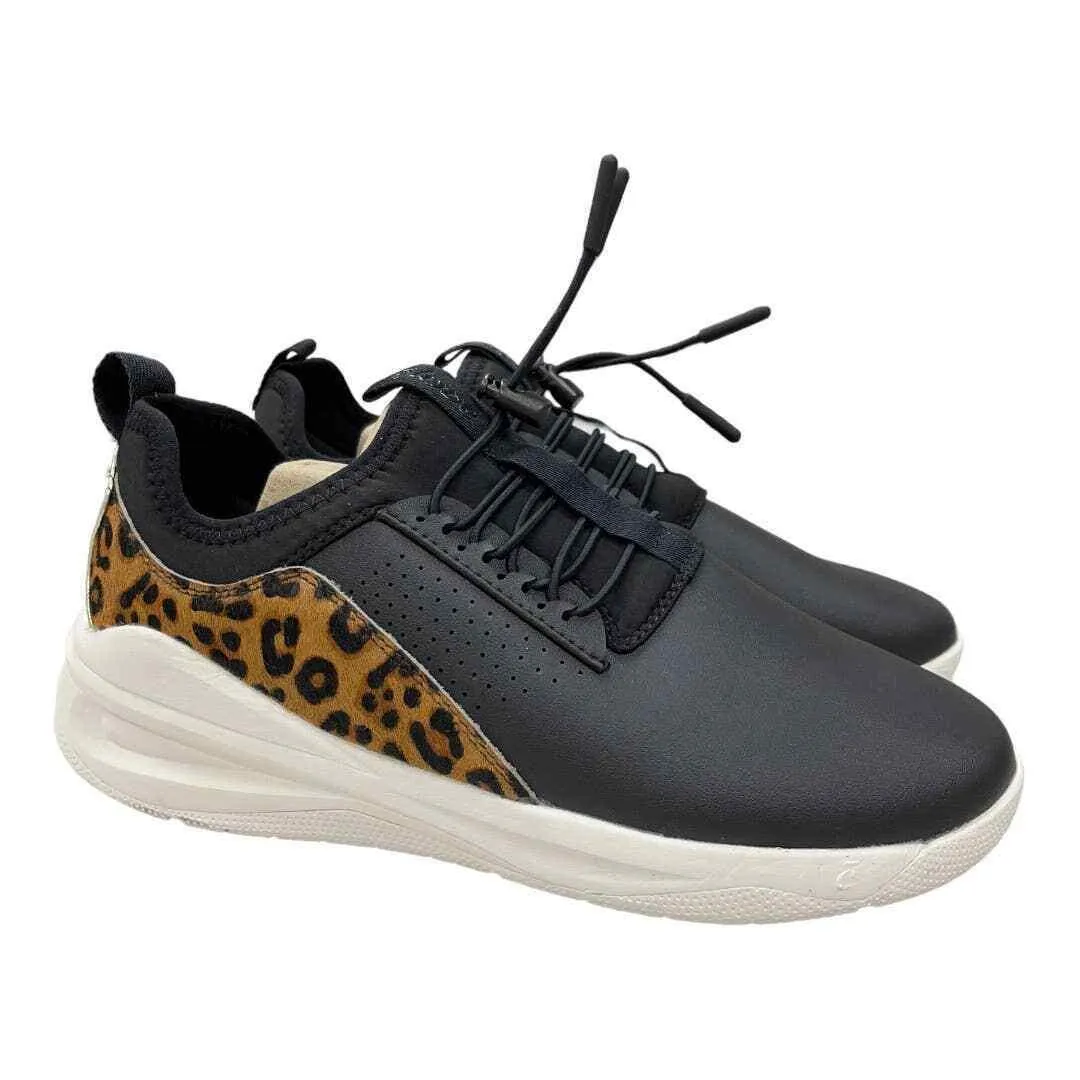 Clove Classic Shoes Sneakers Healthcare Nursing Black Leopard Size 9 New
