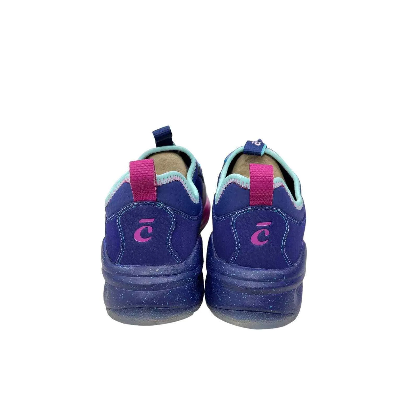 Clove Classic Shoes Sneakers Healthcare Nursing Leopard Artic Navy Size 10.5 New