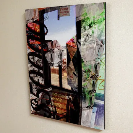 collage: Rubberband Stacks - 24x18" print