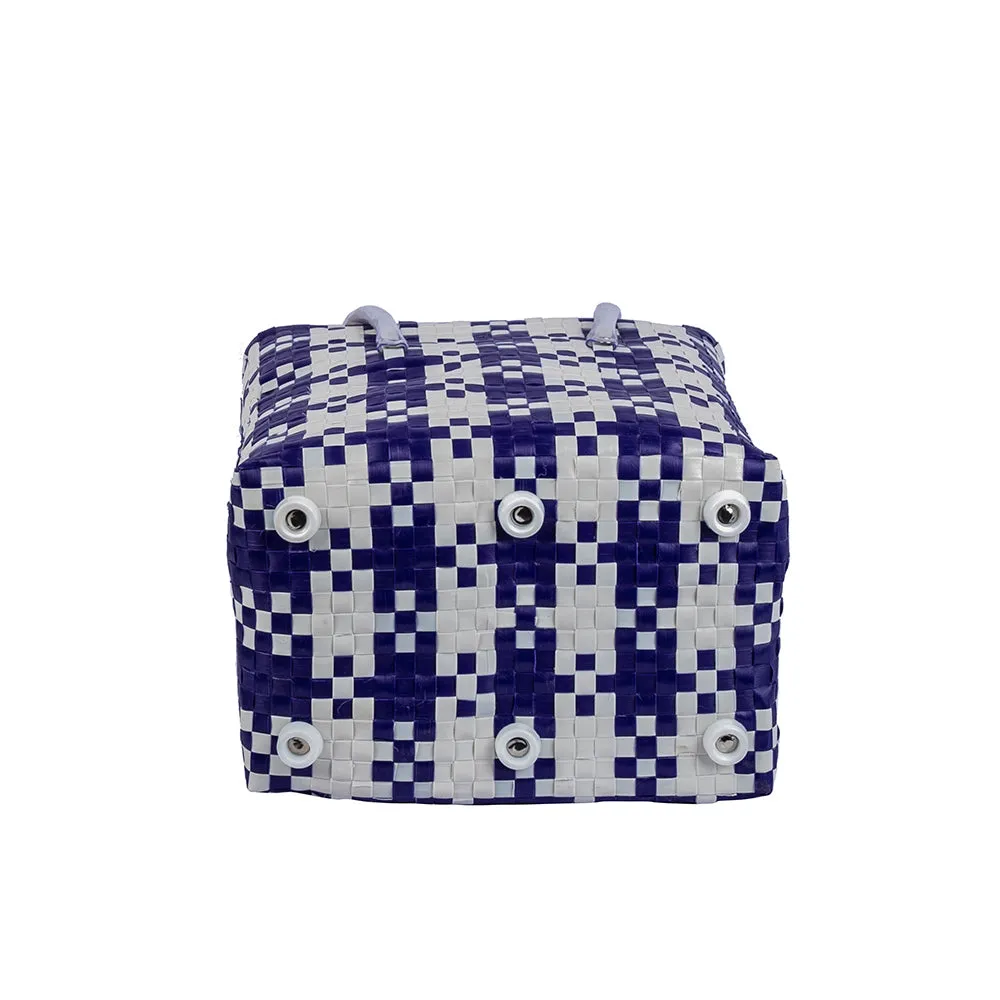 Durable Blue & White Basket