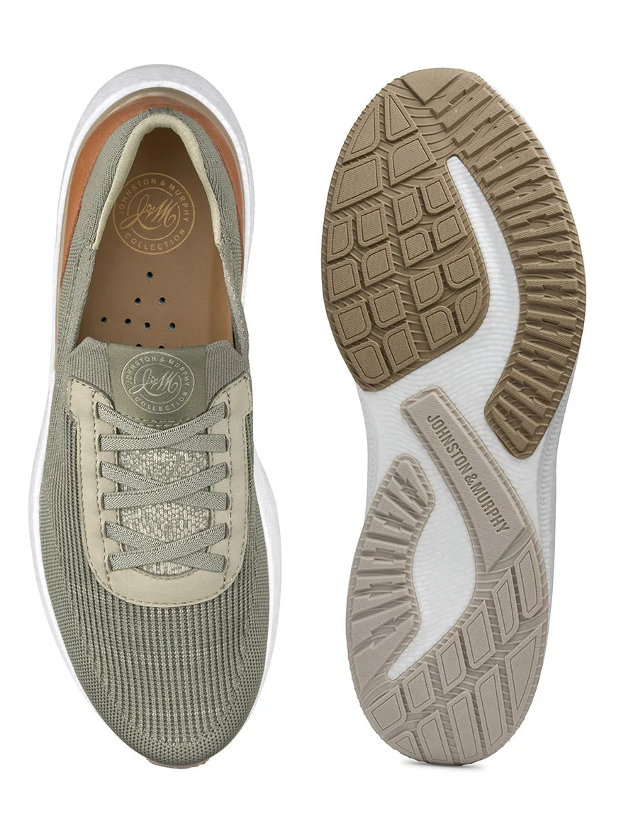 J & M Collection Briley Knit Jogger in Taupe Knit