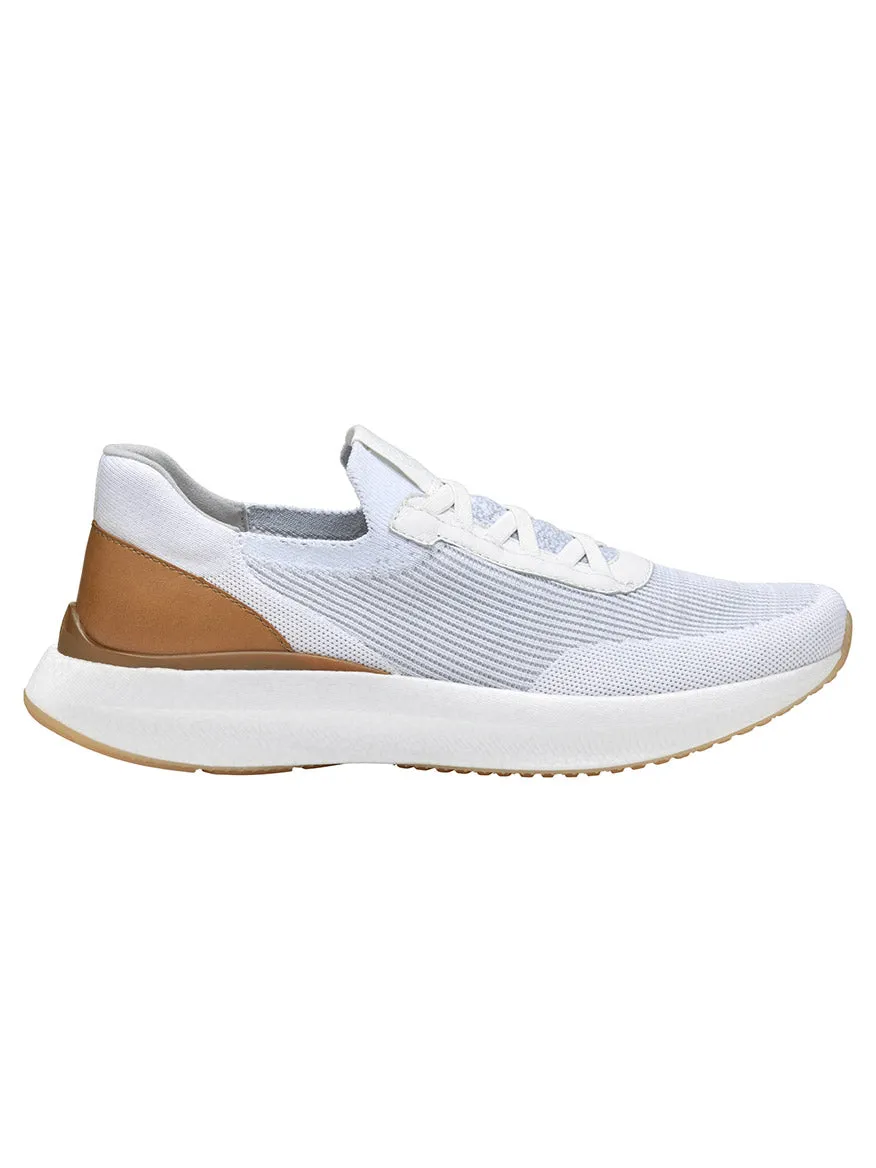 J & M Collection Briley Knit Jogger in White Knit