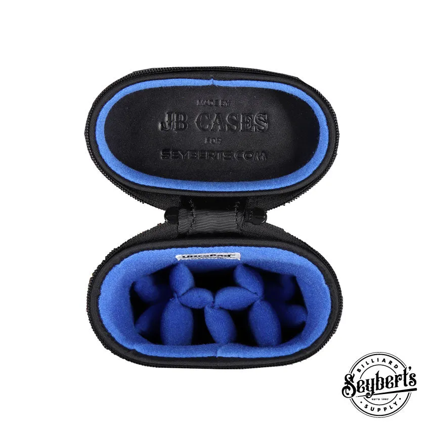 JB Ultimate Rugged Black/Blue Pool Cue Case - URBKBL