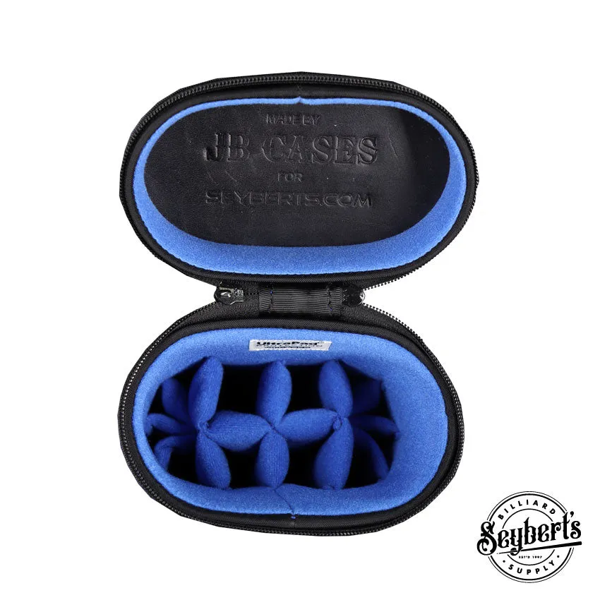 JB Ultimate Rugged Black/Blue Pool Cue Case - URBKBL