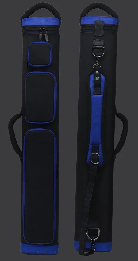JB Ultimate Rugged Black/Blue Pool Cue Case - URBKBL
