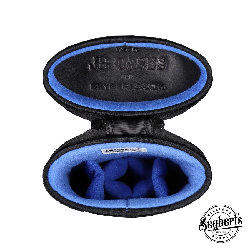 JB Ultimate Rugged Black/Blue Pool Cue Case - URBKBL