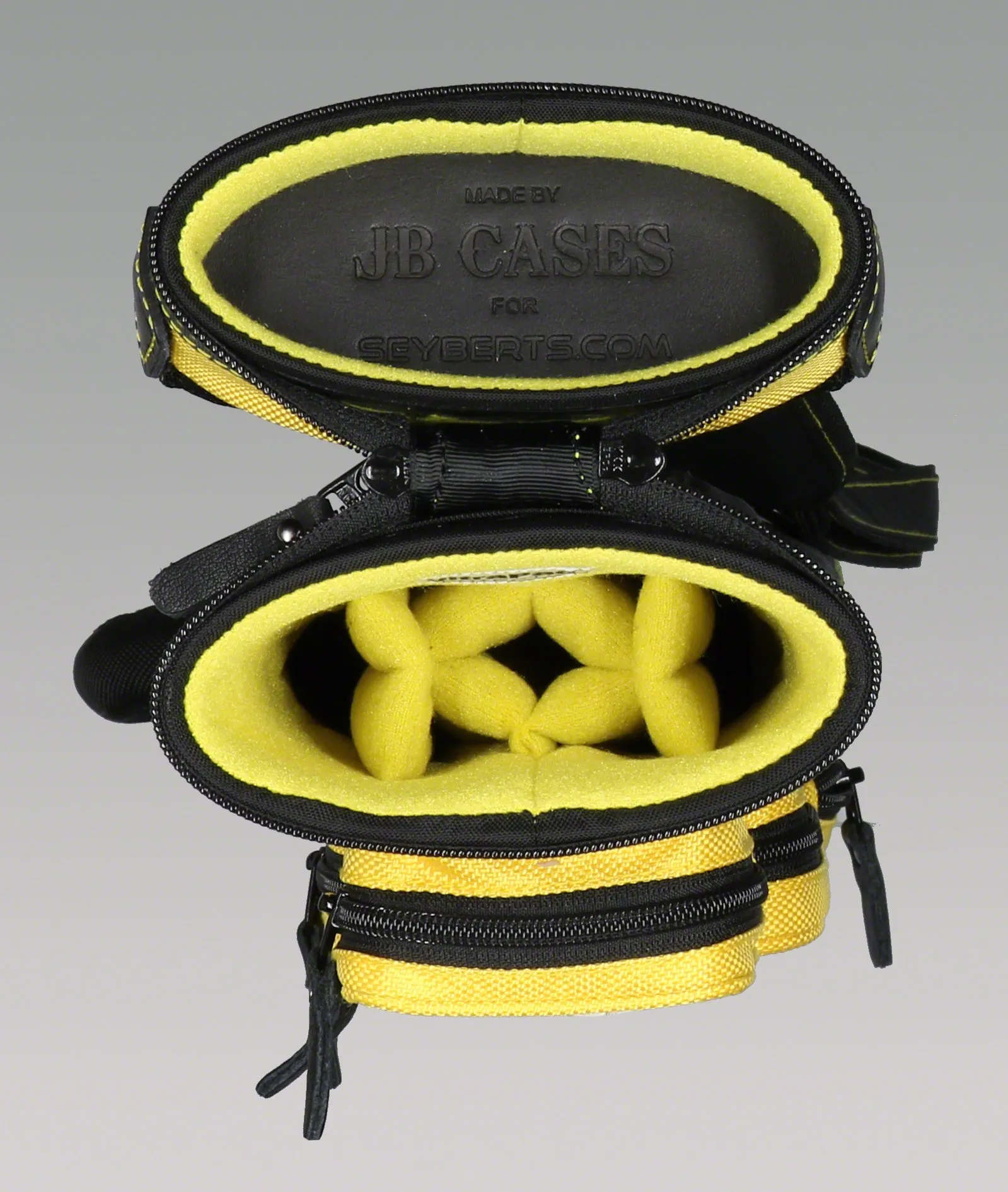 JB Ultimate Rugged Black/Gold Pool Cue Case - URBKGD
