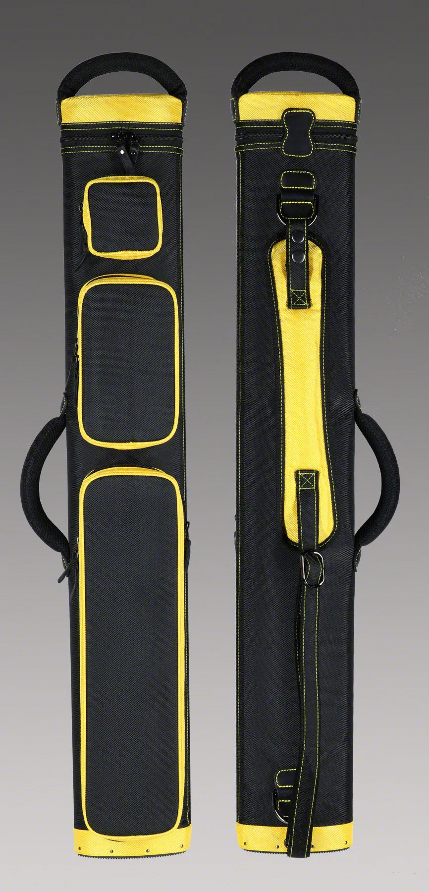 JB Ultimate Rugged Black/Gold Pool Cue Case - URBKGD