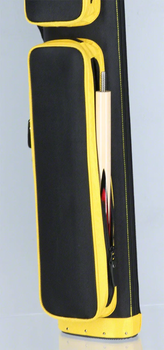 JB Ultimate Rugged Black/Gold Pool Cue Case - URBKGD
