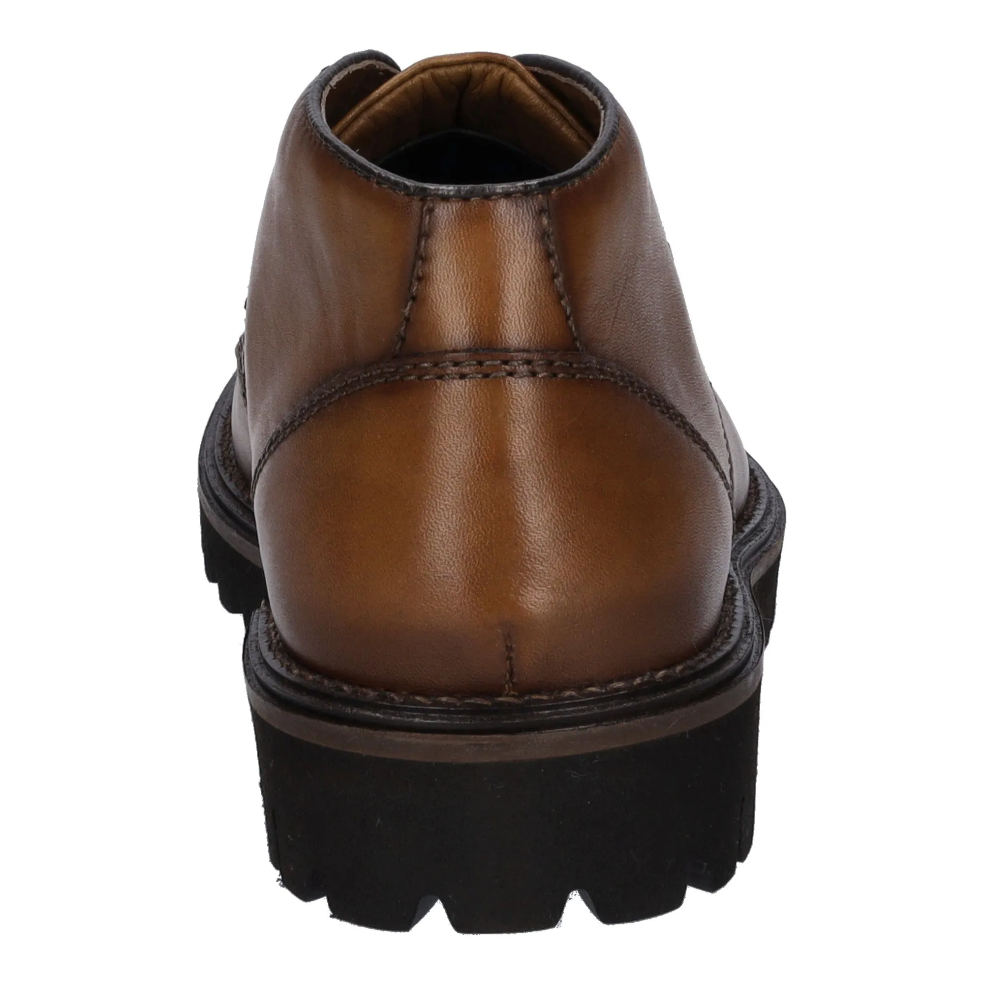 Josef Seibel 34403 Romed 03 Mens Cognac Leather Arch Support Lace Up Shoes