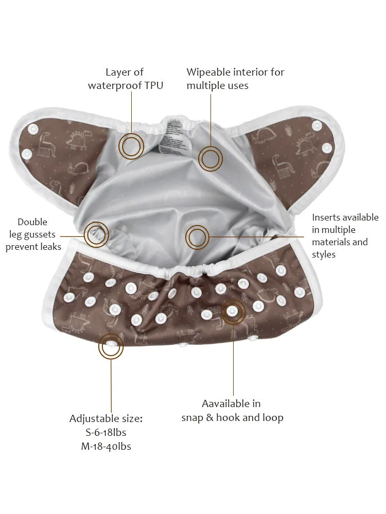 Mama Koala Cloth Diaper Cover - C2PD6004U - H&L Version
