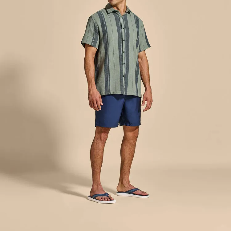 Olukai Leeward Mens Everyday Beach Sandals - Navy