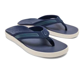 Olukai Leeward Mens Everyday Beach Sandals - Navy