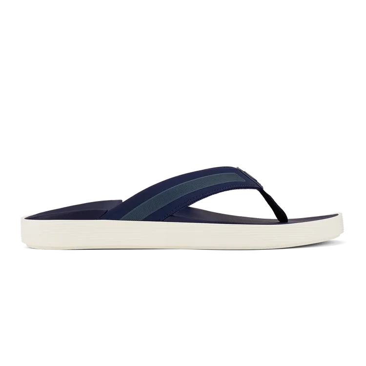 Olukai Leeward Mens Everyday Beach Sandals - Navy