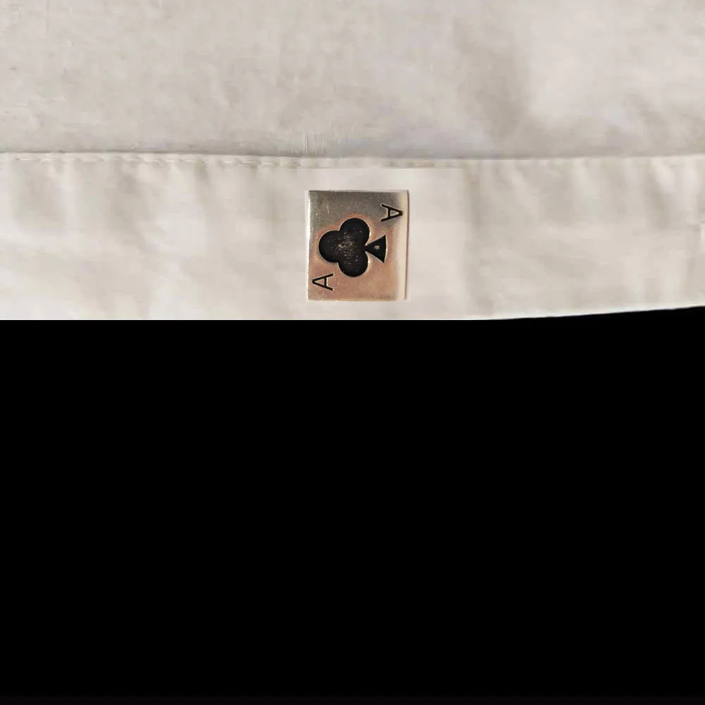 Poker Inspired Silver Cufflinks