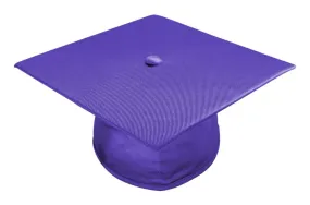 Shiny Purple Bachelors Graduation Cap - College & University