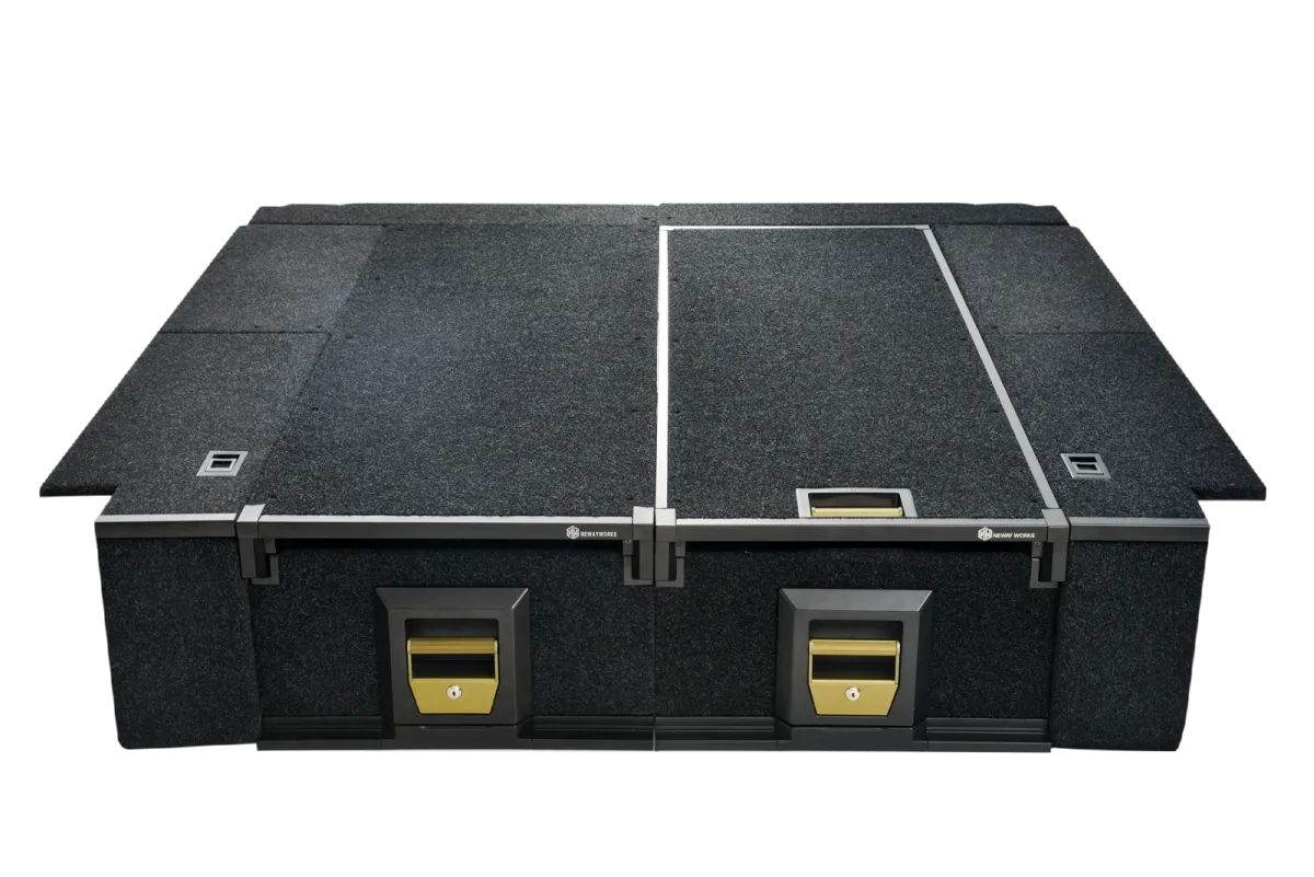Toyota HILUX REVO SR5 DC 2015-2025 NEWAY WORKS Heavy Duty Drawers - UltraGLIDE