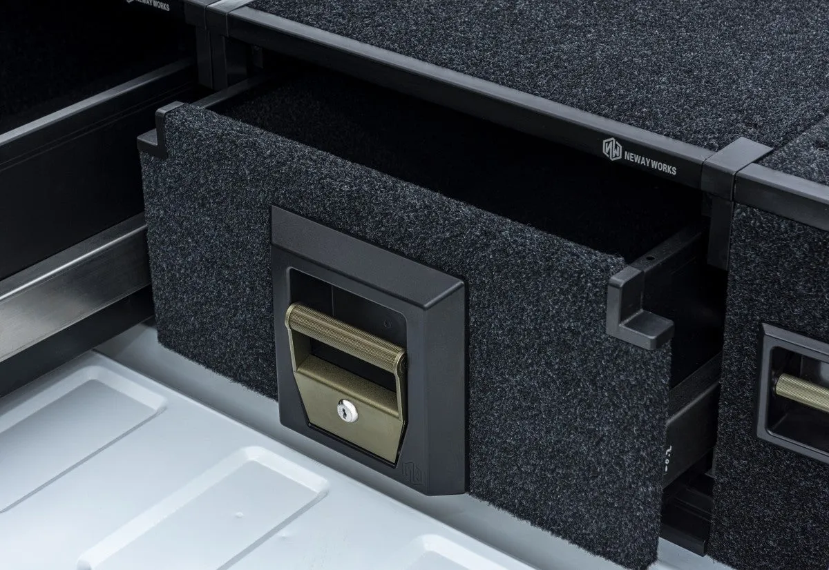 Toyota HILUX REVO SR5 DC 2015-2025 NEWAY WORKS Heavy Duty Drawers - UltraGLIDE